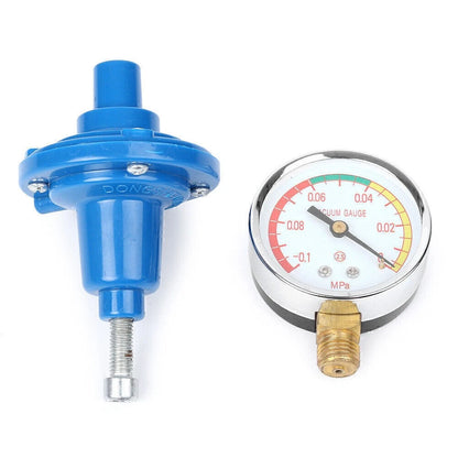 Vacuum Regulator & Gauge Tee Adapter for Pulsator Surge Devanal Milker Kit (N/A)