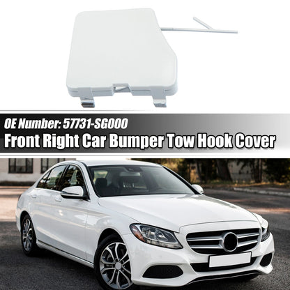 Front Right Tow Hook Cover for Subaru Forester (2015-2018) - White