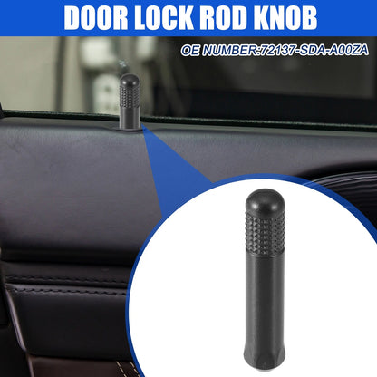 Auto Door Lock Rod Knob Black for Honda Accord (2003-2007)