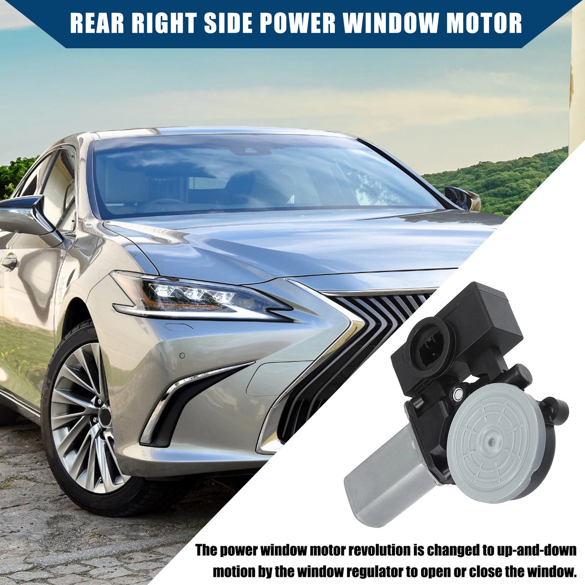 Rear Right Power Window Lift Motor for Lexus ES300 (2002-2003)