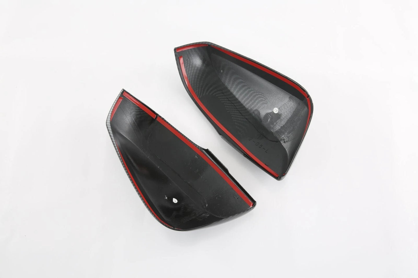 Carbon Fiber ABS Rearview Side Mirror Cover Trim for Toyota Highlander (2020-2023)