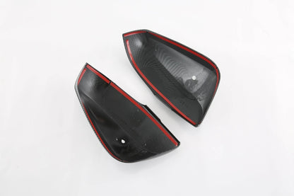 Carbon Fiber ABS Rearview Side Mirror Cover Trim for Toyota Highlander (2020-2023)