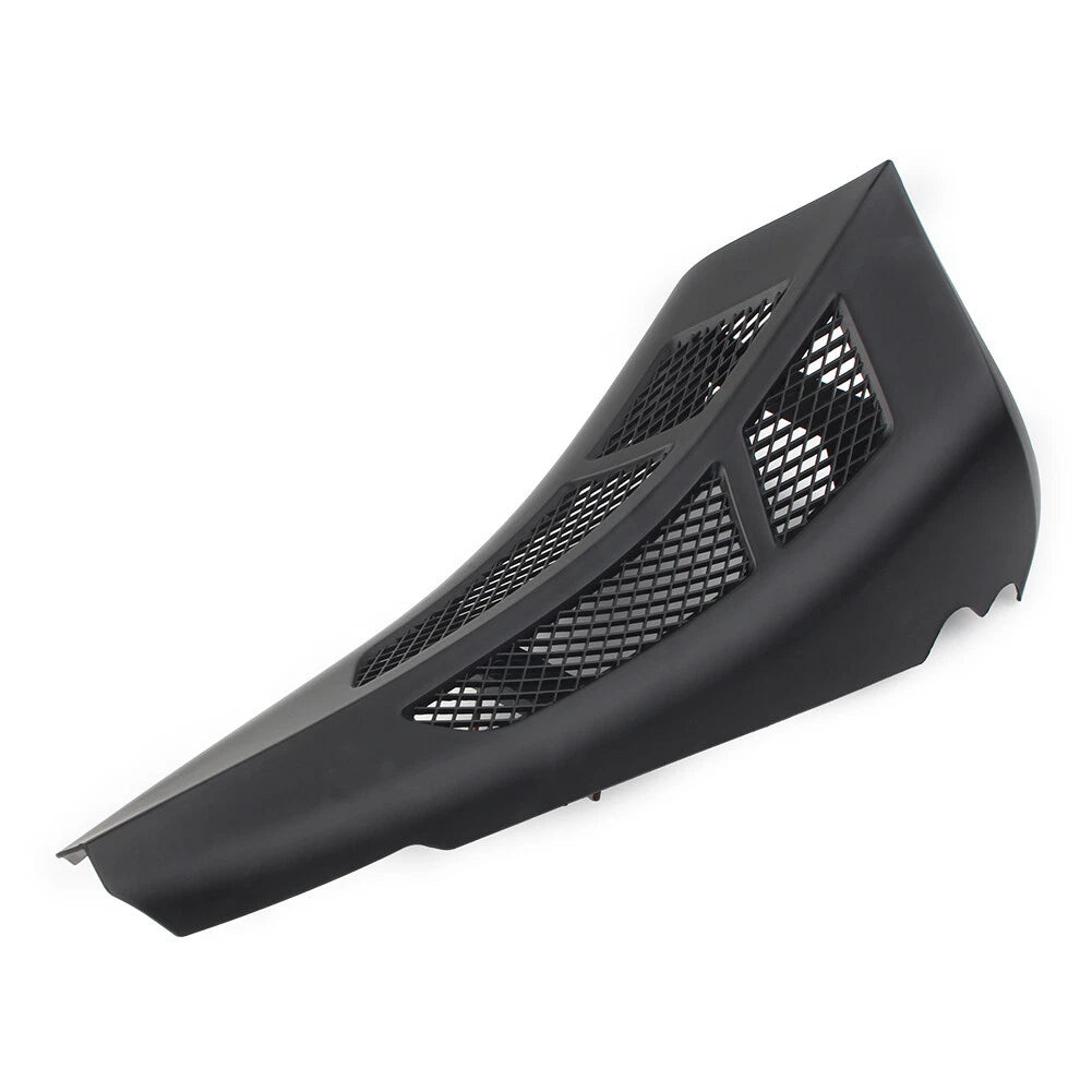 Matte Black Stretched Tall Chin Spoiler Scoop for Harley Street Road Glide (14-22)