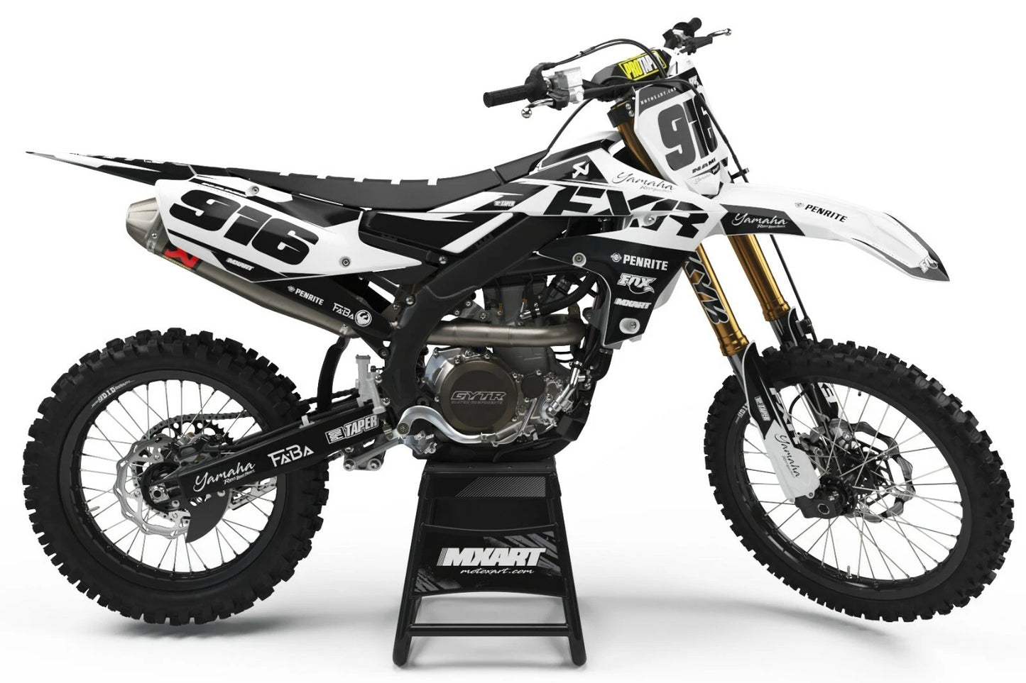 Custom Graphics Kit for Yamaha WRF 450 (2016-2018) - BURN STYLE Stickers