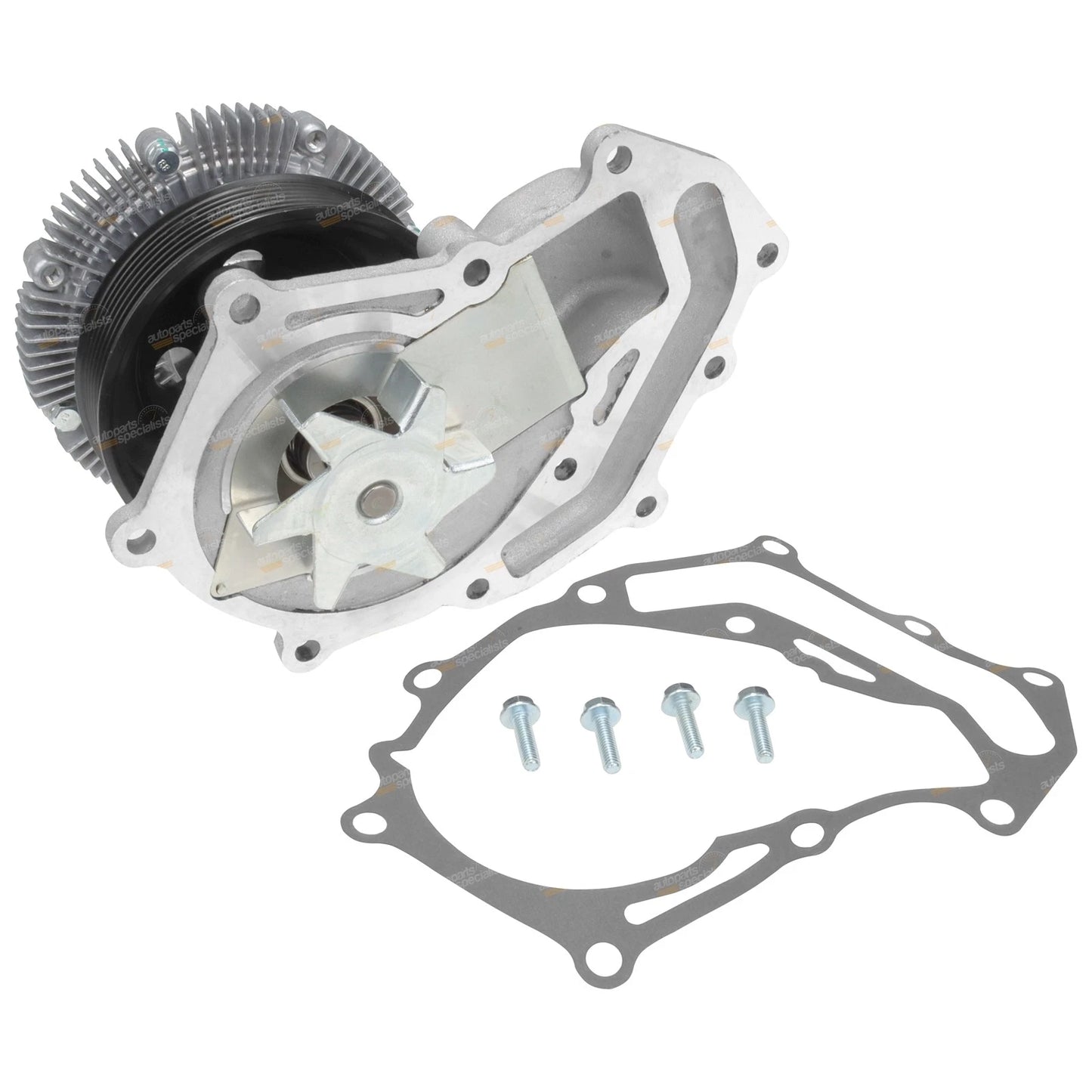 Water Pump + Fan Clutch for Nissan Patrol GU (2000-2007) ZD30 3.0TD Diesel