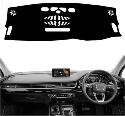 Non-Slip Dash Mat for Audi Q7 3.0L 2015-2019 Dashboard Cover Black