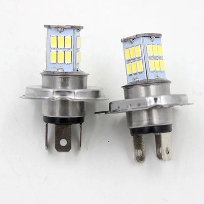 DC 6V H4 LED Motorcycle Headlight Bulb 6W 800LM 6500K White High/Low Beam