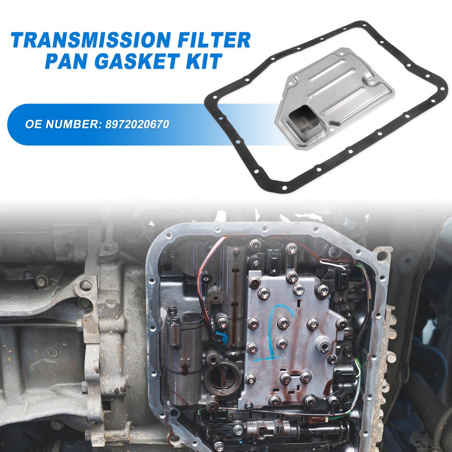 Transmission Filter Oil Pan Gasket Kit for Isuzu (Fits 2000-2004)