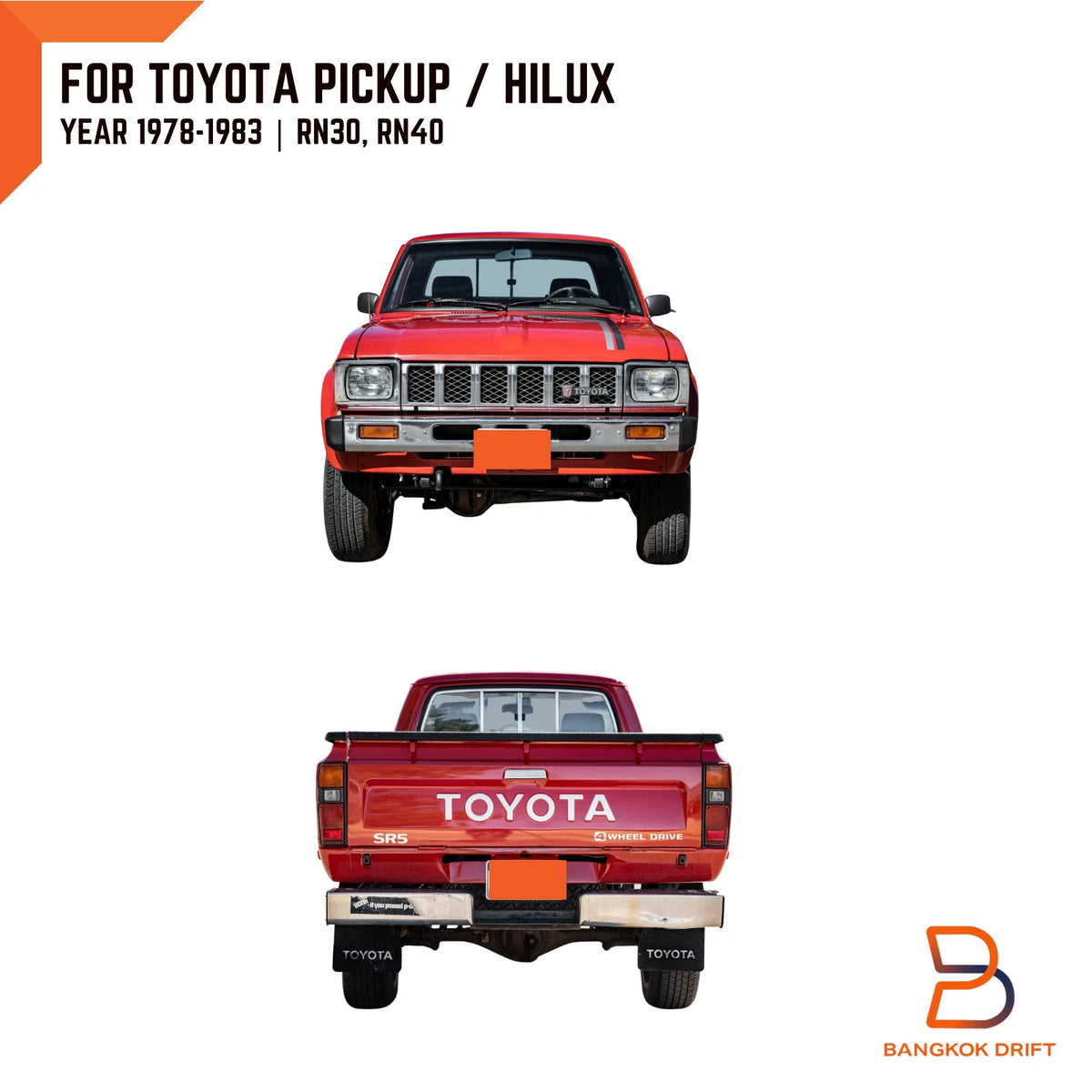 Tail Light Rear Lamp for Toyota Hilux Ute RN30 RN40 (1978-1983)