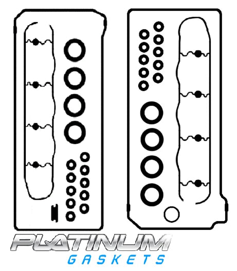 Valve tappet rocker cover gasket 2 x for Ford Falcon BA BF FG (2002–2016)