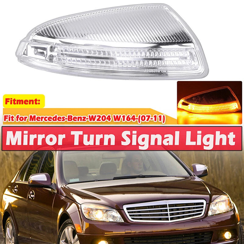 Right Side Mirror Turn Signal Light for Mercedes C250 C300 C350 C63 (2008-2015)
