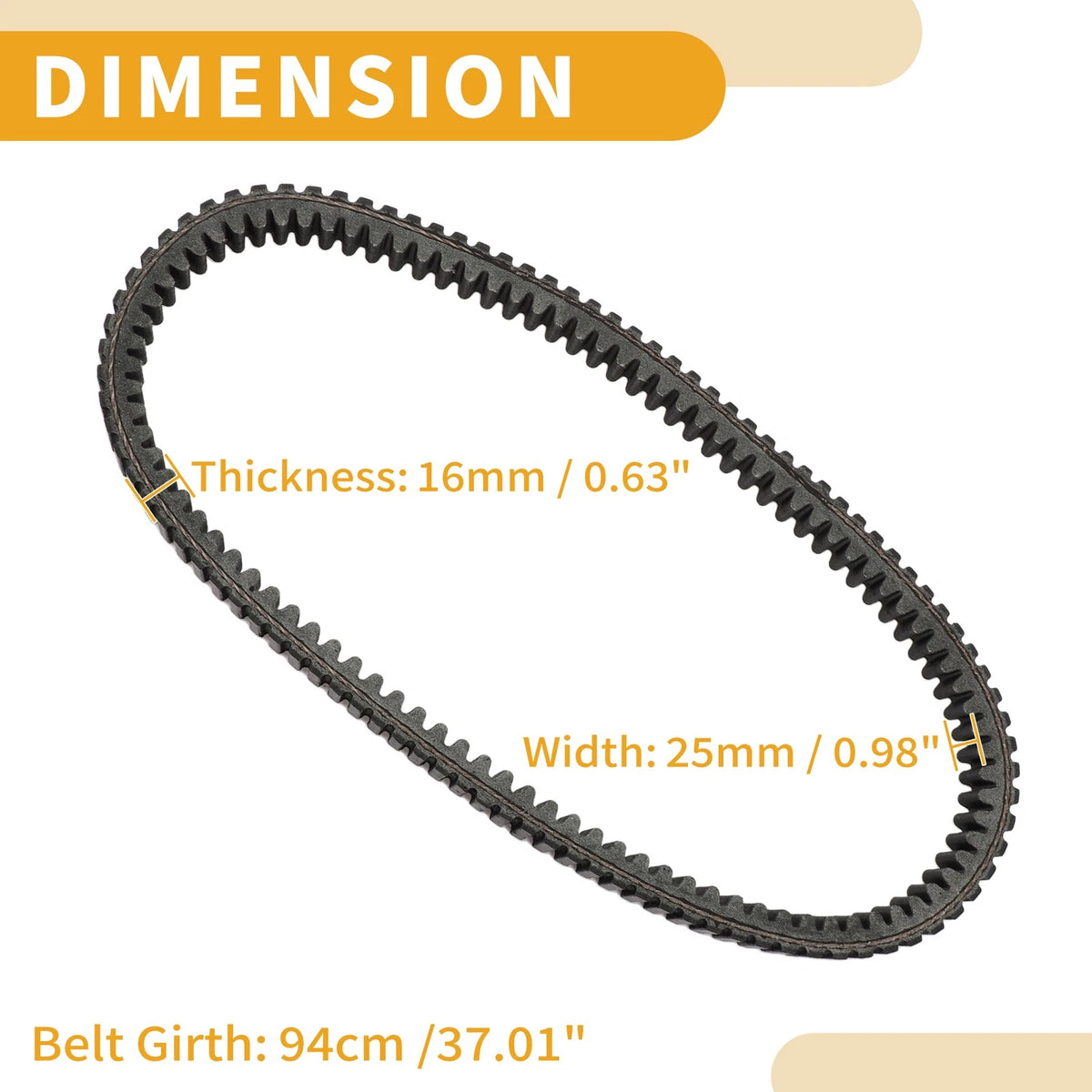 Drive Belt V-Belt for Honda NSS 250 300 Motorcycle (2008-2013)