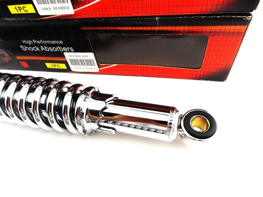 13" Chrome Rear Shock Absorbers for Harley Davidson XL883N Iron (2011-2023)