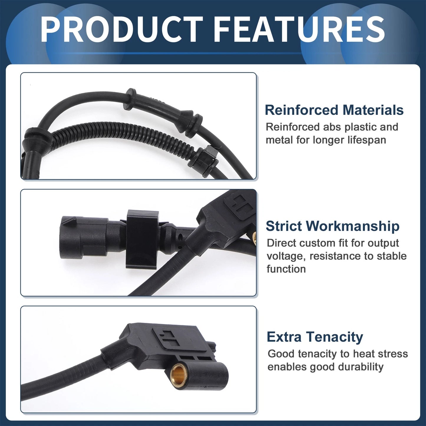 ABS Wheel Speed Sensor for Jeep Grand Cherokee WJ (2000-2004)