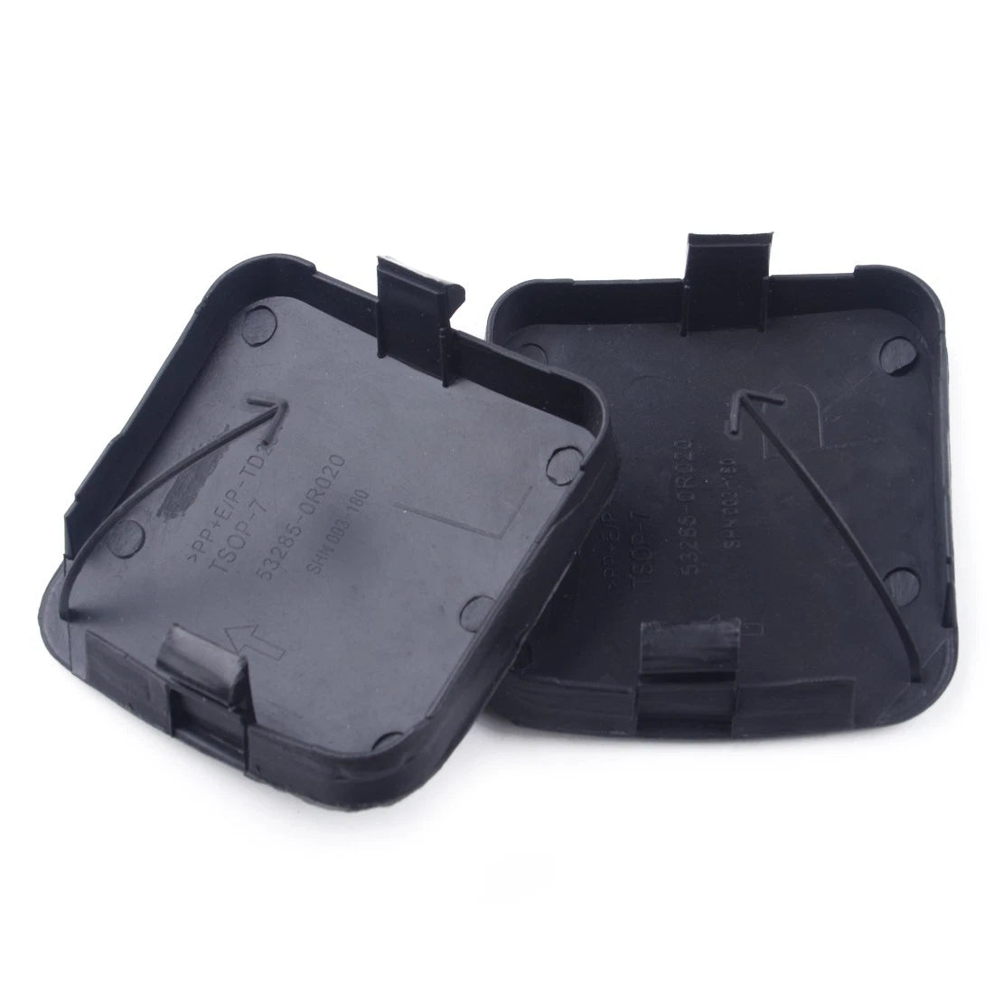 2 x Tow Hook Trim Caps for Toyota RAV4 (2009-2012)