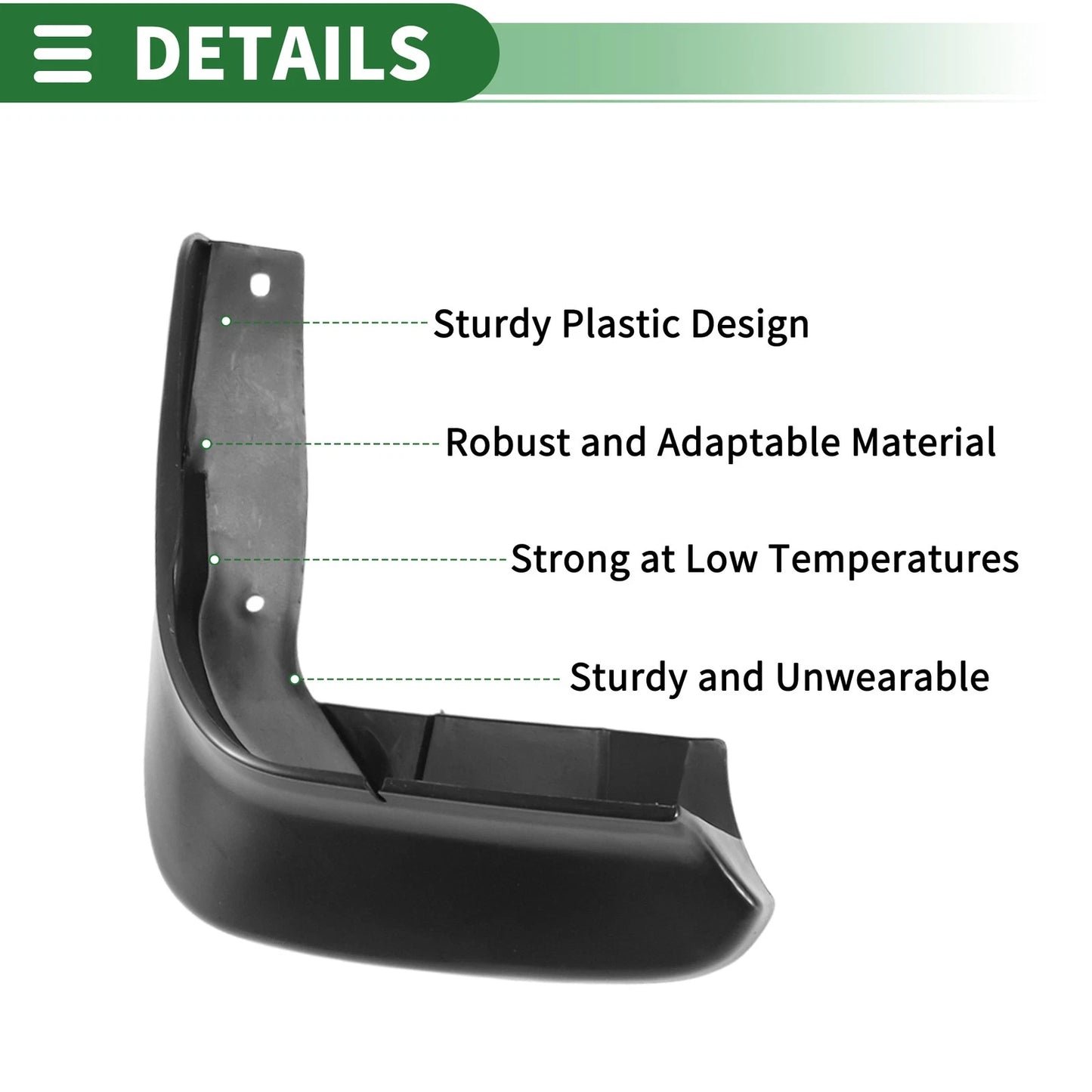 Mud Flaps Splash Guards Front & Rear for Honda Odyssey (2005-2008)