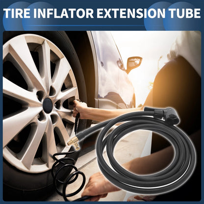 1pc 78.74in M8x0.8 Tire Inflator Tube 0.305in 32TPI for Car/Motorcycle