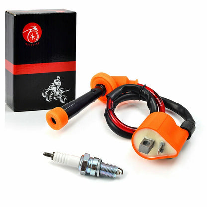 Ignition Coil Spark Plug for Yamaha Grizzly 660 YFM660 (2002–2008)