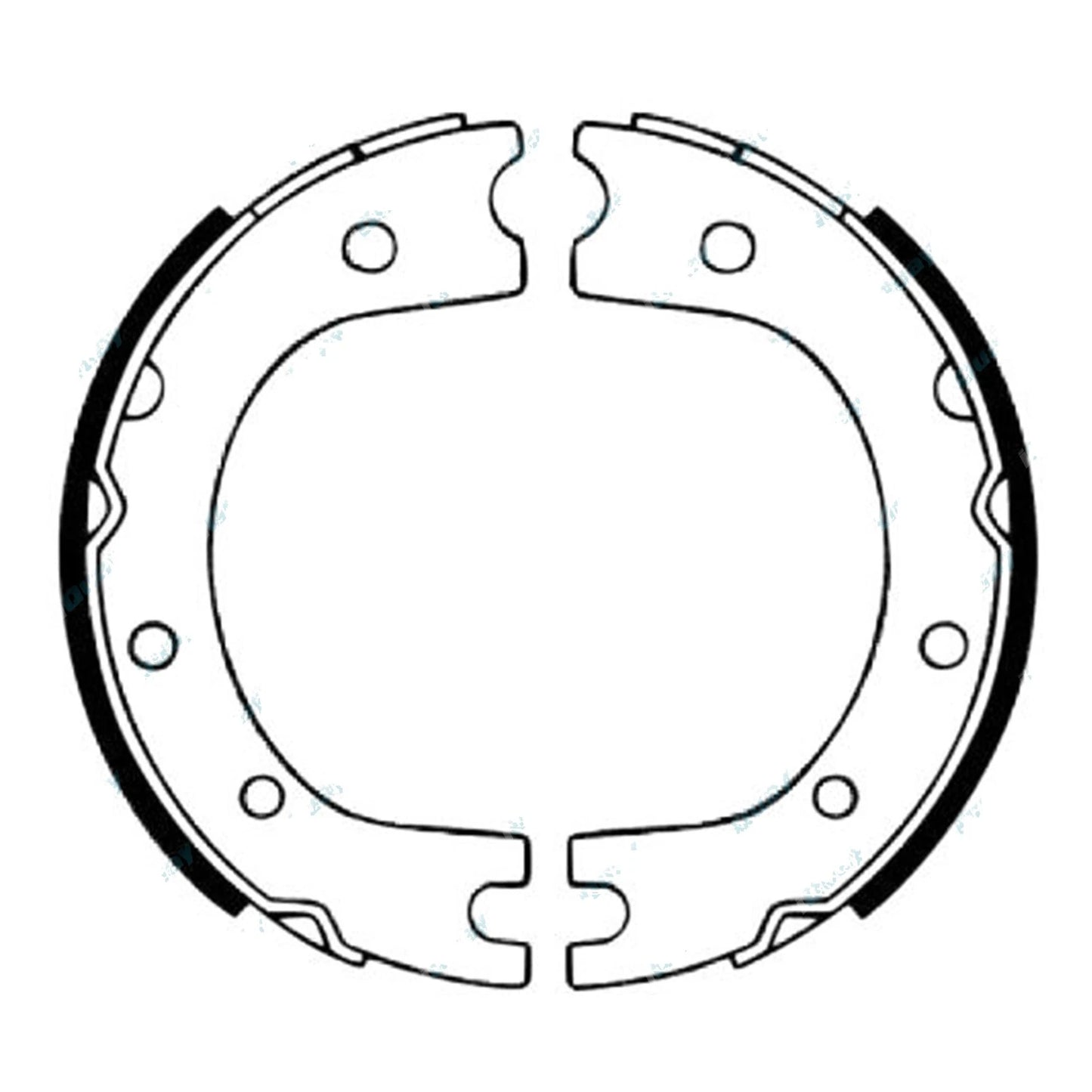 Hand Brake Shoes Set for Landcruiser 40 Series FJ40 FJ45 HJ45 HJ47 BJ42 (1975-1984)