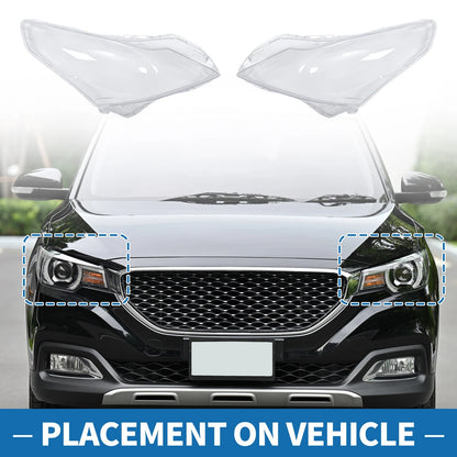 1 Pair Front Left Right Headlight Lens Covers for Infiniti G37 (2007 - 2013)