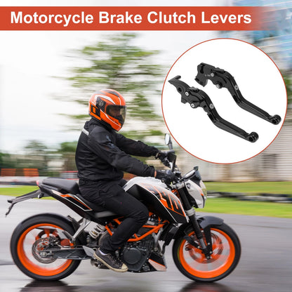 Brake Clutch Levers for KTM RC125 RC200 RC390 Duke125 Black