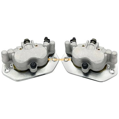 2 x Front Brake Calipers w/Pads for Yamaha Wolverine (2016–2018)