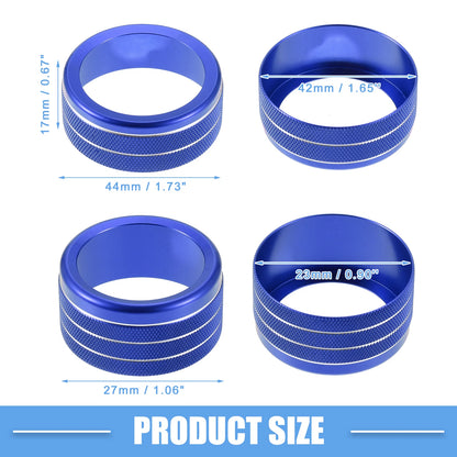Power Volume Tune 4WD Switch Knob Covers for Toyota Tundra (2014-2023) - Set of 3