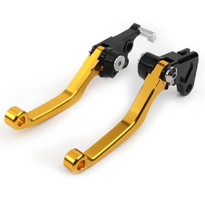 Gold Pivot Clutch Brake Levers for Suzuki DRZ400S/SM/E (2000-2022)