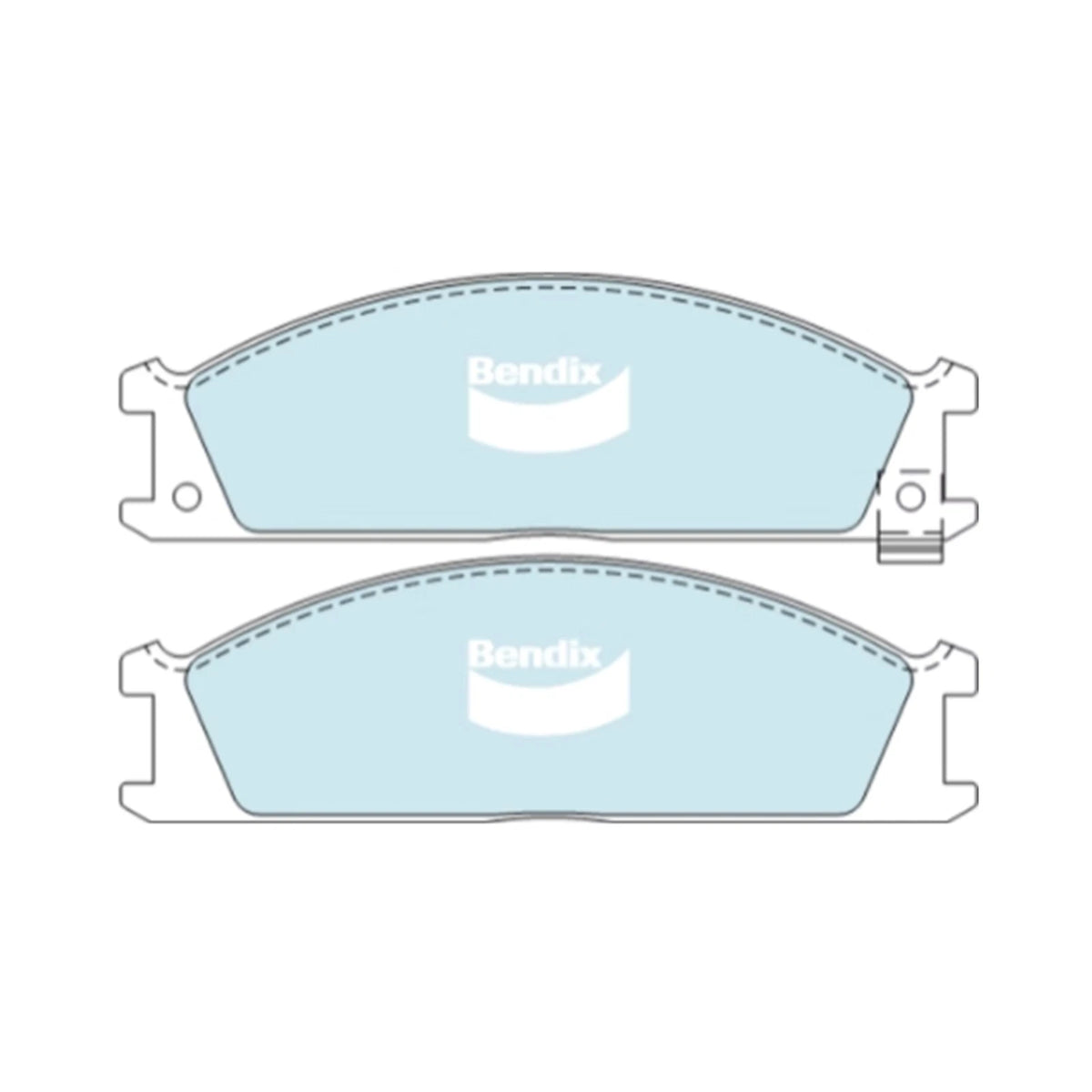 4WD Front Disc Brake Pad Set for Subaru SVX V6 EG33 (1992-1997) AWD