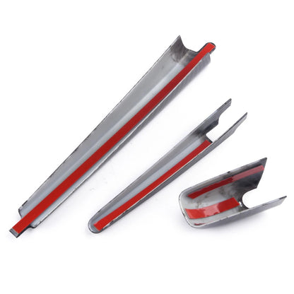 3 x Rear Windshield Wiper Covers Carbon Fiber Look for Dodge Durango (2011-2020)