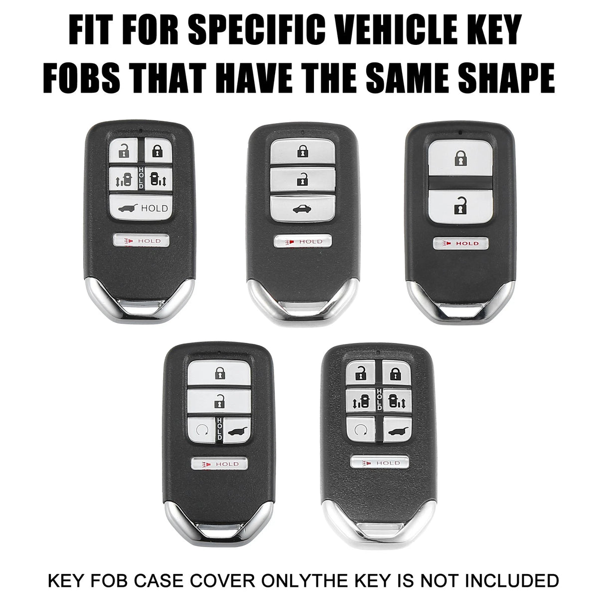 Key Fob Remote Control Cover TPU Shell for Honda Accord (2018-2023)