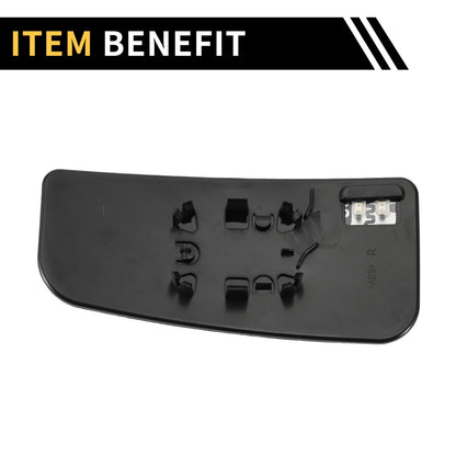 Heated Right Mirror Glass Replacement for Ford F-250 F-350 (2011-2016)