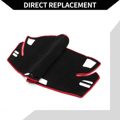 Dashboard Cover Mat for Honda Odyssey 2022-2024 Protector Black Red 1 Set