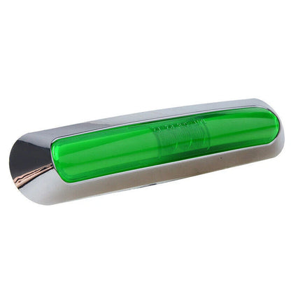 21 LED Side Marker Clearance Light with Chrome for Truck Trailer ()