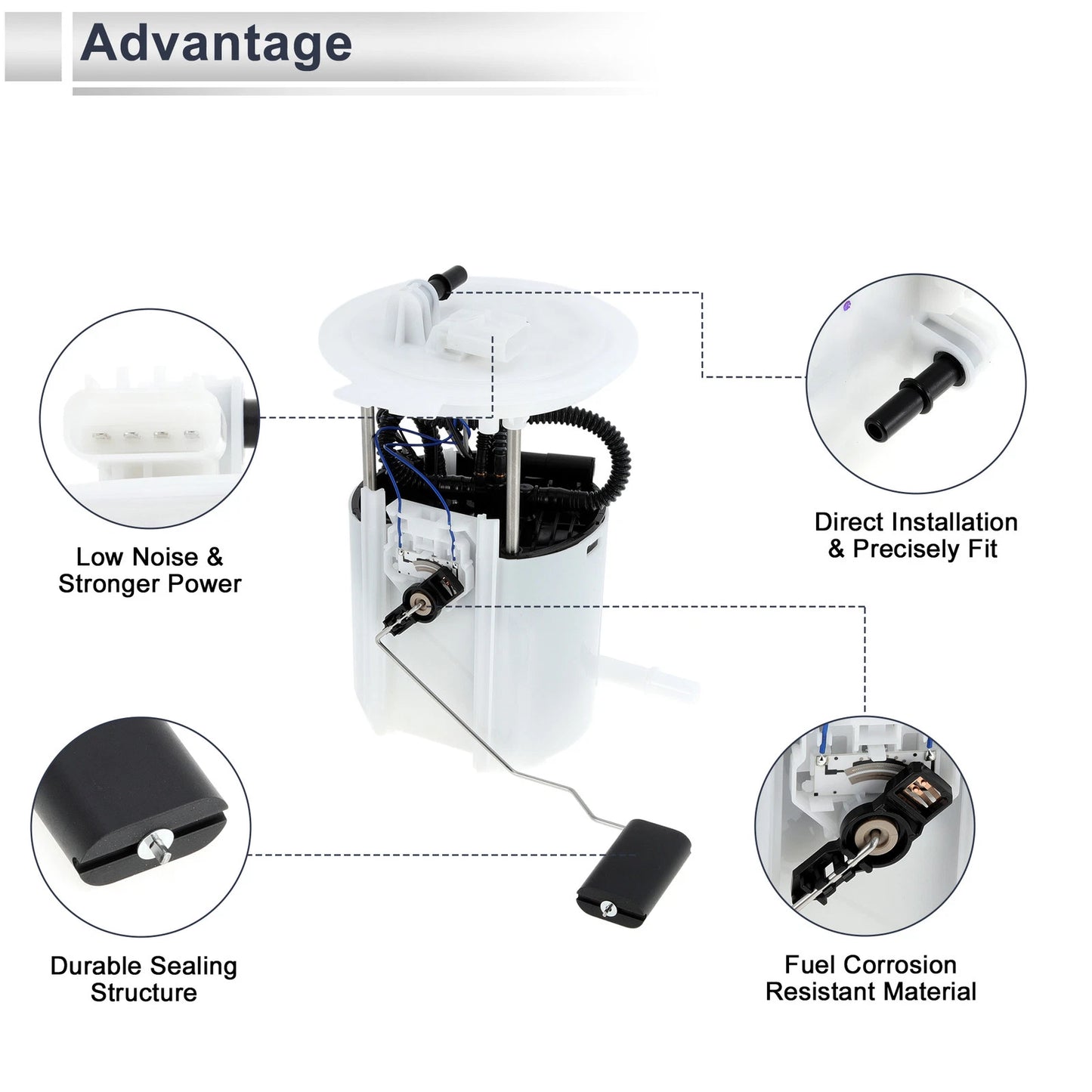 Fuel Pump Assembly for Jeep Grand Cherokee V6 3.6L (2011-2015)