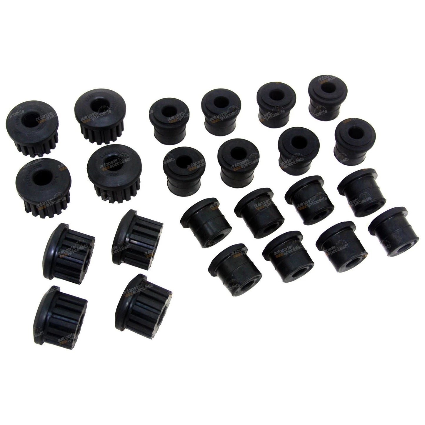 Front & Rear Rubber Leaf Spring Bush Kit for Sierra SJ410 SJ413 LJ50 LJ80