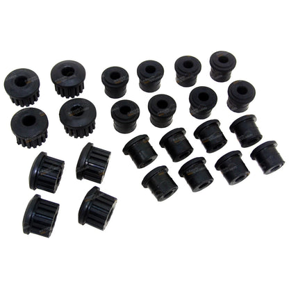 Front & Rear Rubber Leaf Spring Bush Kit for Sierra SJ410 SJ413 LJ50 LJ80
