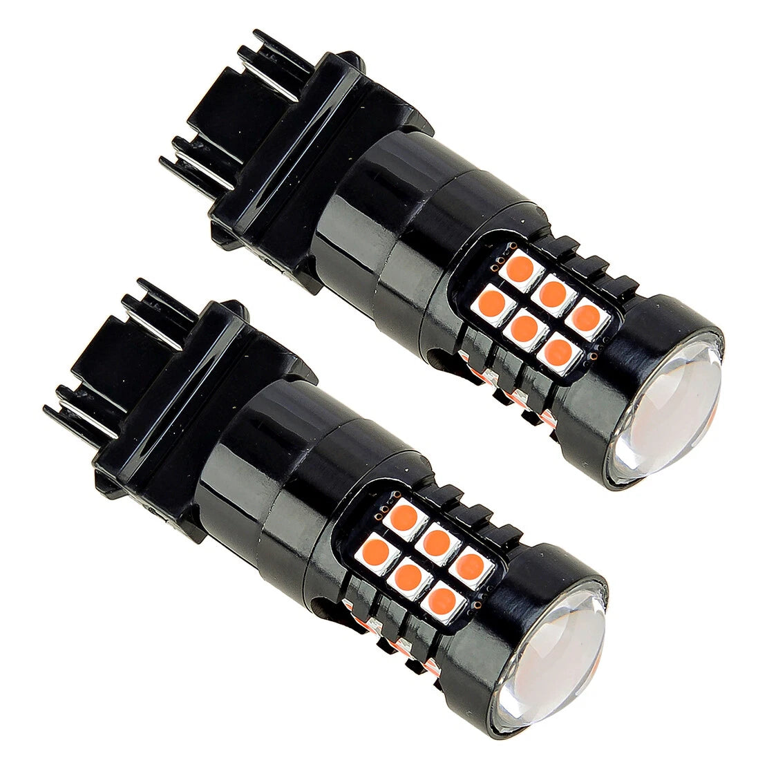 Amber LED Front Turn Signal Light Bulbs for Chevy Silverado 1500, Tahoe