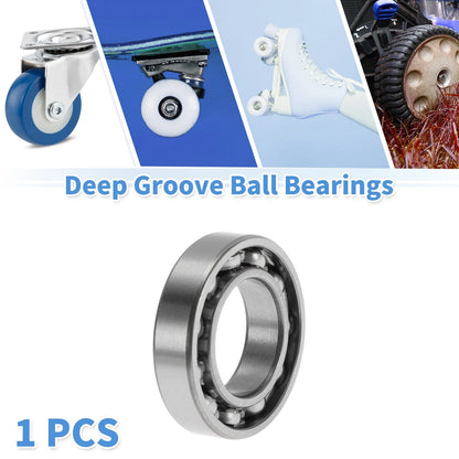 6903 Deep Groove Ball Bearing 17x30x7mm 1 Pcs Silver Tone