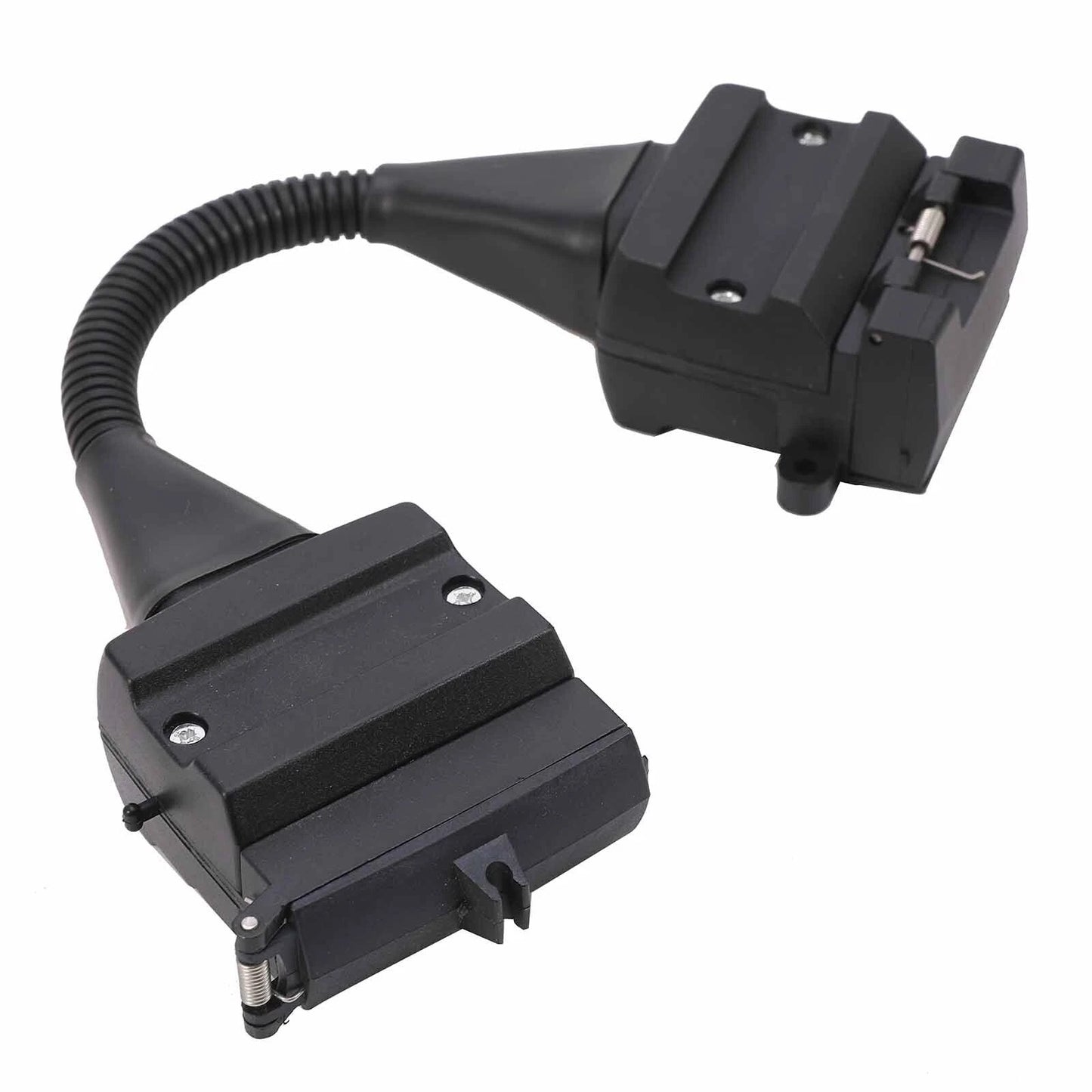 12 Pin Male to 7 Pin Flat Female Socket Adaptor for Trailer Caravan (N/A)