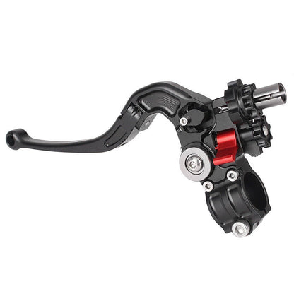 Left Black 7/8" 22mm Foldable Pivot Clutch Perch Lever for Dirt Bike ATV