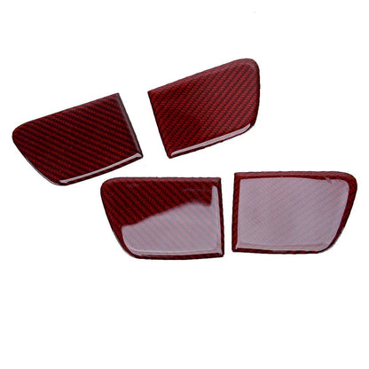 Red Carbon Fiber Inner Door Handle Bowl Cover for Honda Accord (2014-2017)