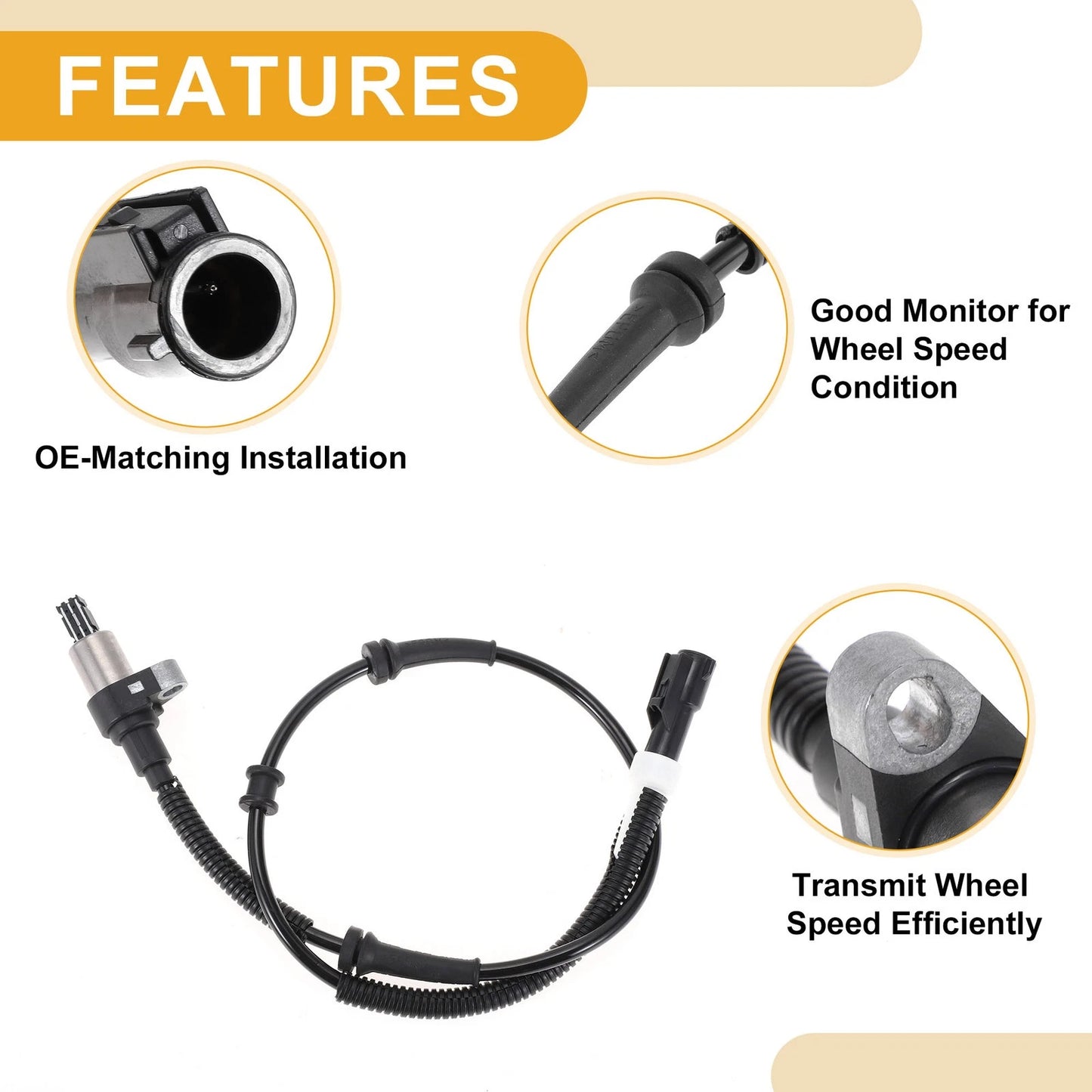ABS Wheel Speed Sensor for Ford Crown Victoria (2006-2011)