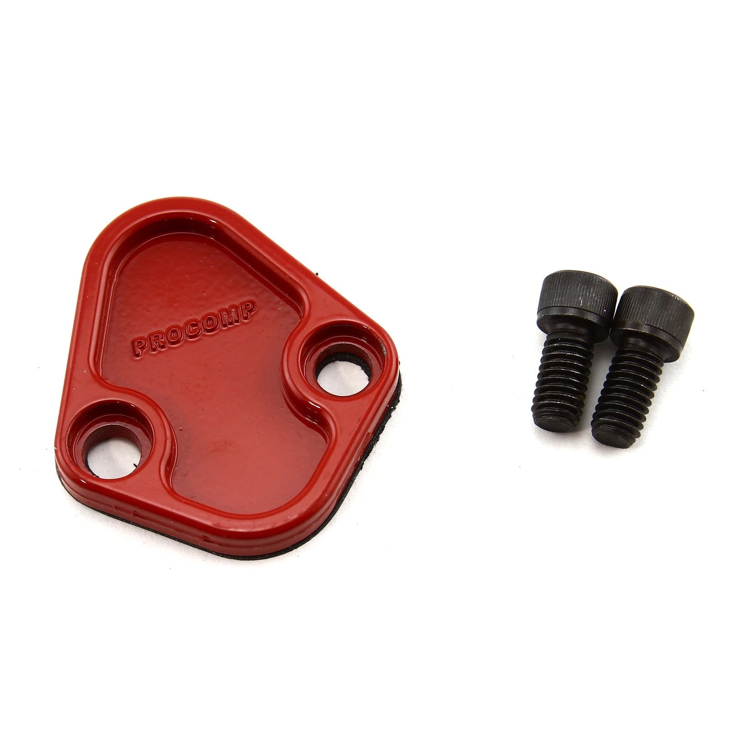 Red Fuel Pump Block-Off Plate for Universal Chevy BBC Ford SB BB Chrysler