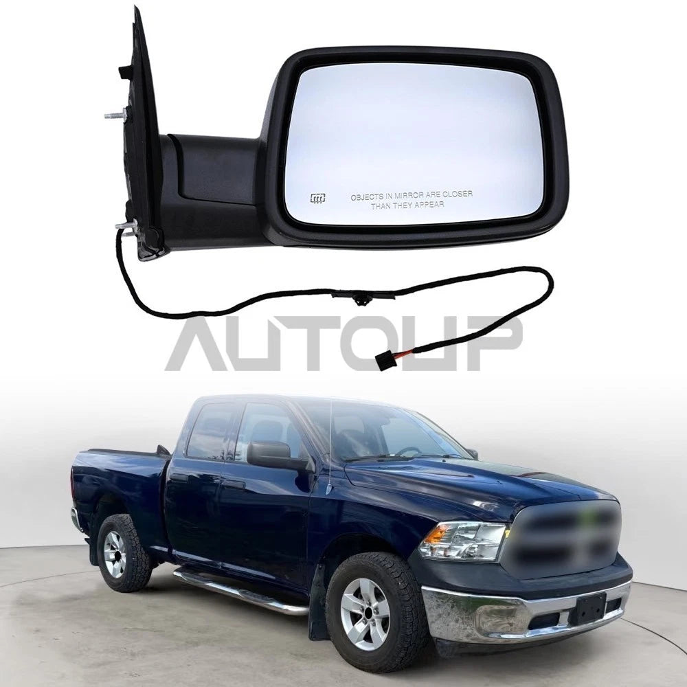 Mirror / Heated Hand Manual Folding Passenger Side for Ram 1500 2500 (2013–2018)