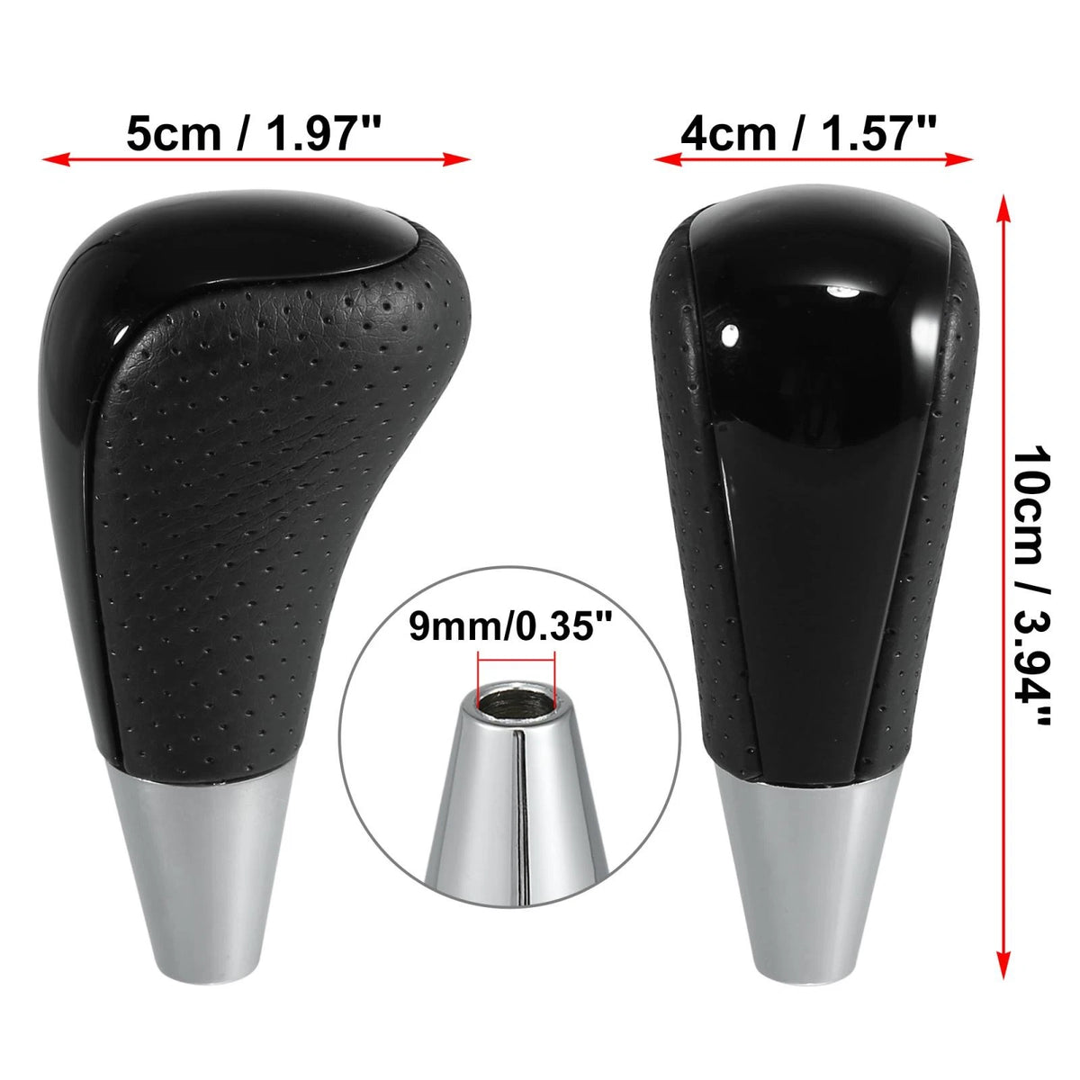 M8x1.25 Gear Shift Knob for Toyota Lexus Black Faux Leather