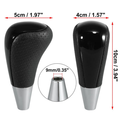 M8x1.25 Gear Shift Knob for Toyota Lexus Black Faux Leather