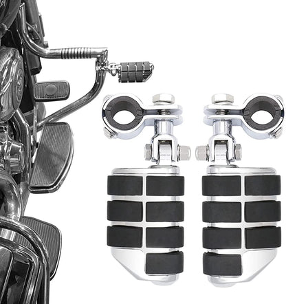 Chrome Foot Pegs Footrests for Harley Softail (1984-2020)