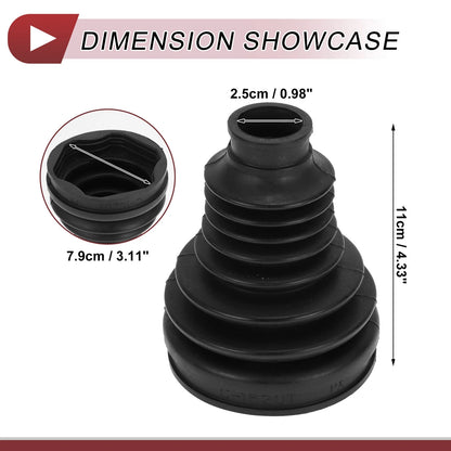 Inner CV Joint Boot Kit with Clamps for BMW 320i (2013-2018)