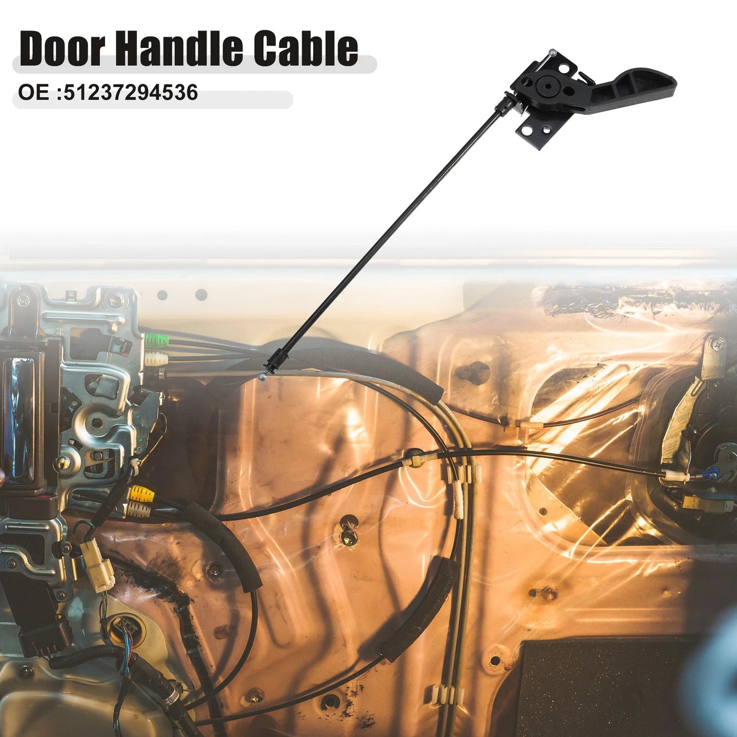 Hood Release Cable for BMW X5, X5 M, X6 M